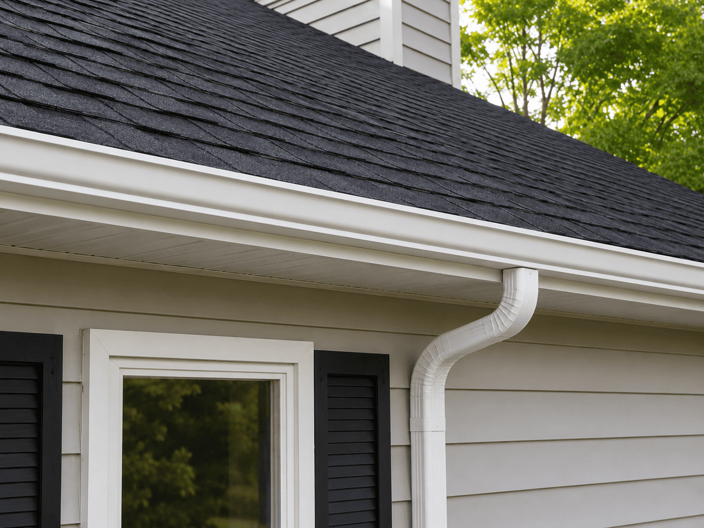 After Seemless Gutter Installation