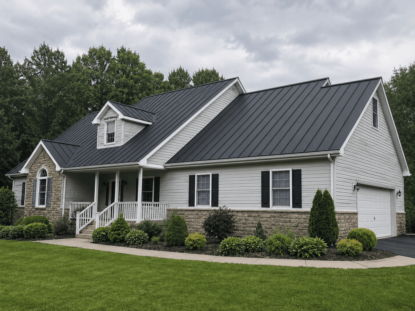 After Metal Roof
