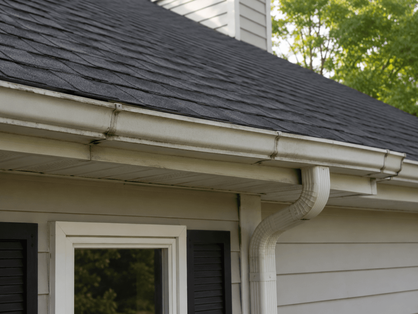 Before Seemless Gutter Installation